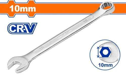 WADFOW 10mm Chrome Vanadium Combination Spanner Polished Metric Wrench WSA1110 Wadfow